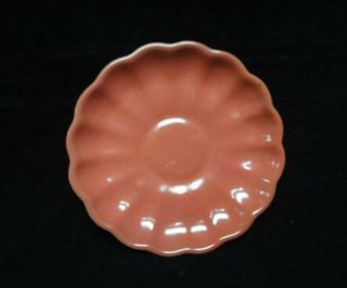 Very Fine Old Chinese Red Glaze Porcelain Plate Dish Marks