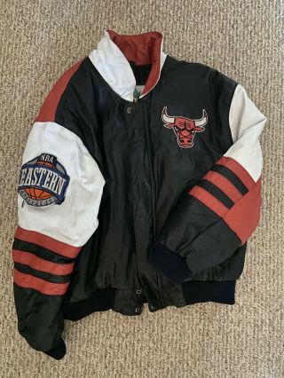 Rare Jeff Hamilton Chicago Bulls Leather Jacket