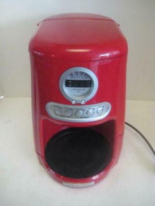 Kitchenaid Kcm511 Er 10 - Cup Programmable Coffeemaker,  Empire Red Extremely Rare