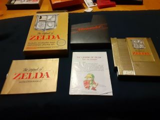 Edthe Legend Of Zelda (nintendo Entertainment System,  1987) Cib.  Rare.