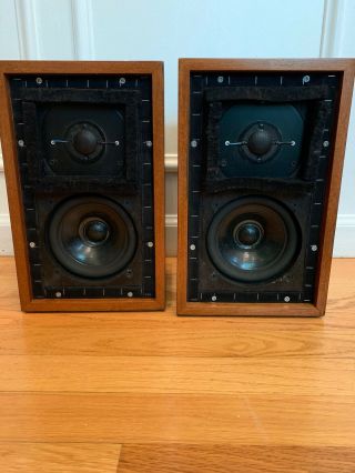 ROGERS LS3/5a Monitor Speakers 15 ohms rare Gold Label 1324 A and B. 3
