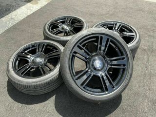 4 Rolls Royce Dawn Ghost Wraith Wheels Tires Rims Black Oem Factory Rare