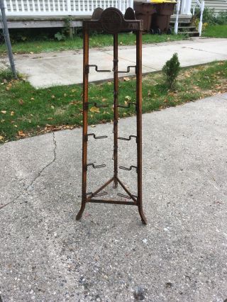 Ultra Rare Authentic Vintage Griswold Store Display Rack 50” Tall Rustic
