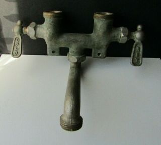 Antique Wall Mounted Mixer Faucet Bath Tub Sink Water Tap
