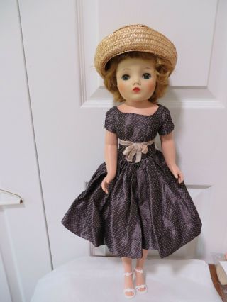 Vintage 20 " Belle Margie Hard Plastic High Heel Fashion Doll W Soft Cissy Face