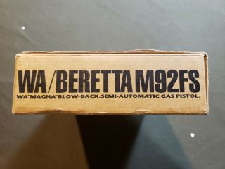 Western Arms Beretta M92fs - Gas Airsoft Pistol - Complete,  Rare