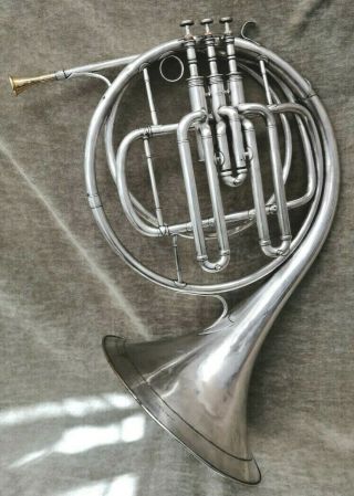 Very Rare Raoux Millereau French Horn - Cor Denis Brain 