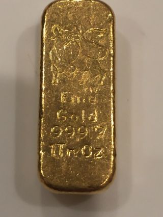 Rare Merrill Lynch Gold 1 Oz Bar