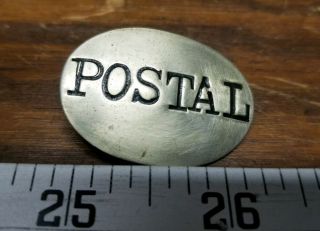 1900 Rare Postal Telegraph Delivery Mail Us Post Office Uspo Badge