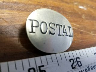 1900 RARE POSTAL TELEGRAPH DELIVERY MAIL US Post Office USPO BADGE 2