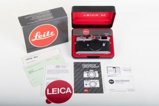 Lnib Leica M6 Classic - Silver / 0.  72 / Rare Big Letter M6