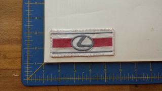 Vintage Lexus Automobile Car Embroidered Patch Rare Sew On
