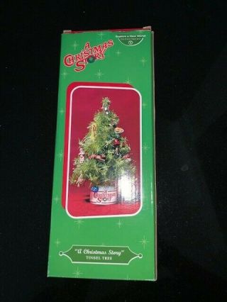 Rare Dept 56 94273 Tinsel Tree A Christmas Story Movie Light Up Ornament Village