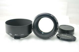 " Rare Top " Nikon 58mm Noct - Nikkor 58mm F/1.  2 Mf Nikon Ai - S With Hood 3177