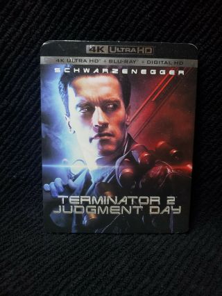 Terminator 2 Judgment Day 4k Ultra Hd Blu Ray 2 Disc,  Rare Oop Slipcover Sleeve
