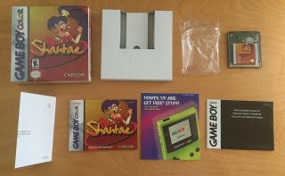 Shantae Authentic Cib Complete Dead Ultra Rare Nintendo Gbc Game Boy Color
