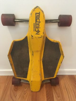 Vintage Rare Techni - Ski Magnesium Skateboard