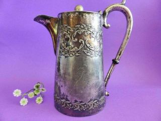 Antique 19th Century W R Humphreys 4 Cup Teapot,  Radiant Plate Metal,  Sheffield