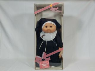 Nos Rare Vtg Zapf Creation 1984 Sauerkraut Bunch Nun Doll West Germany 18 "