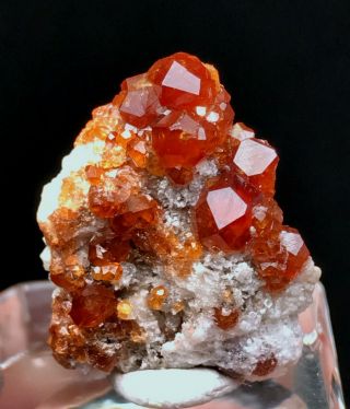 Natural Gules Fanta Spessartine Garnets Crystal Rough Small Rare Mineral Specime
