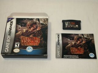 Medal Of Honor Infiltrator Rare (game Boy Advance) Complete Ww Ii Shooter