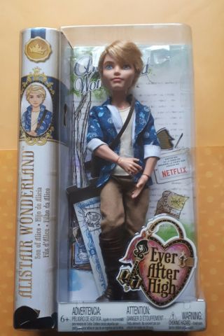 Ever After High Alistair Wonderland Son Of Alice Boy Doll Box Rare