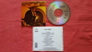 Vicente Fernandez " Le Canta A America Latina " & Rare 1993 Mexico Cd