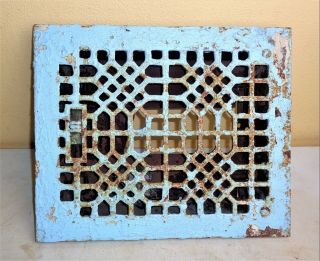 Antique Cast Iron Heater Grate Tuttle Bailey Mfg Co Ny Pat 1885 11 3/4 " X 9 3/4 "