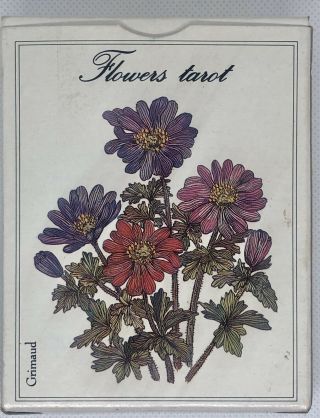 Rare Vintage Tarot Des Fleurs French Tarot Cards Discontinued Grimaud