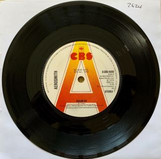 Aerosmith - Dream On 7 " Promo - Rare 1976 Uk Cbs Vinyl