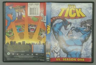The Tick Vs.  Season 1 (dvd,  2006,  2 - Disc Set) Rare Animation/ Anime