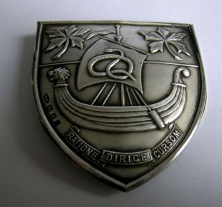 An Arts And Crafts Silver Buckle,  Greenwood And Watts,  London,  1937