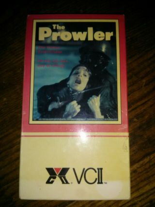 The Prowler Vhs Tape Rare Horror Slasher Movie Vintage 1981 Rare Tom Savini Gore