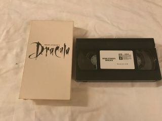 Rare Bram Stokers Dracula Vhs Tape Fyc Academy Screener 1992 Coppola Keanu