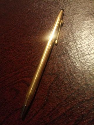 14kt Gold Filled Pen Rare Ibm Logo Vintage