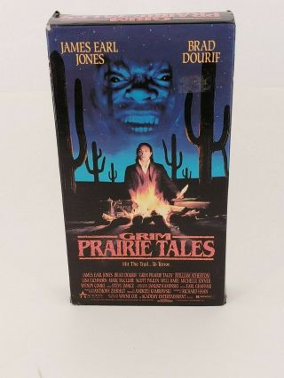 Grim Prairie Tales Vhs Vintage Rare Horror Video James Earl Jones Brad Dourif