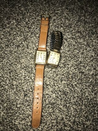 Vintage Antique 1947 Elgin De Luxe 10k Gold Filled Watch 17 Jewels Cal.  558