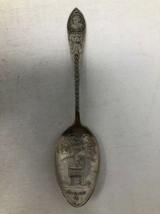 Pearl Silver Souvenir Spoon Betsy Ross Birthplace Of Old Glory Philadelphia Pa