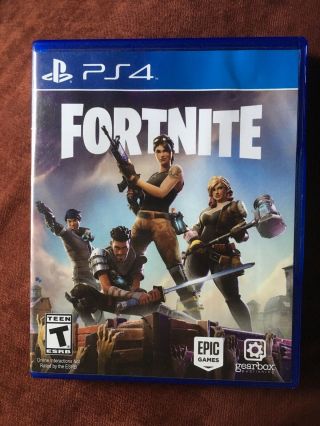 Rare Fortnite Sony Playstation 4 Ps4 Physical Game Disk Us Version 2017.