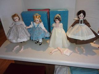 Four Vintage Madame Alexander Dolls (four)