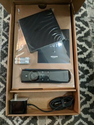 Amazon Fire Tv Box 4k 2nd Generation Media Streamer - Black Rare