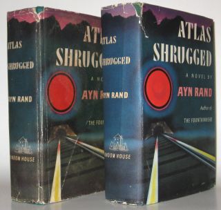Atlas Shrugged Ayn Rand 1957 Signed (2x First Edition) (w/nathaniel Branden) Rare