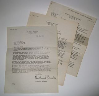 ATLAS SHRUGGED Ayn Rand 1957 Signed (2x FIRST EDITION) (w/NATHANIEL BRANDEN) RARE 3