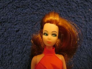 Vintage Topper Red Head Glori Doll - Dawn Series of Dolls - 1970 2