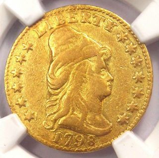 1798 Capped Bust Gold Quarter Eagle $2.  50 Coin - Ngc Xf Details (ef).  Rare Date