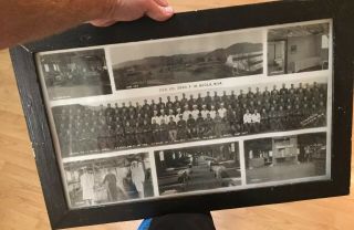 1940’s Civilian Conservation Corps Collage Framed Rare Pictures