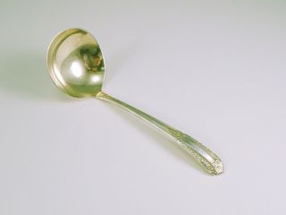 State House Sterling Silver Flatware Inaugural Solid Gravy Ladle