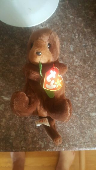 Ty Beanie Baby Seaweed Extremely Rare.