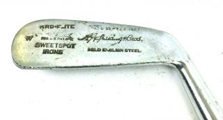 Antique Spalding Bros.  Kro - Flite Sweet Spot Irons Utility Putter Chipper 35 "