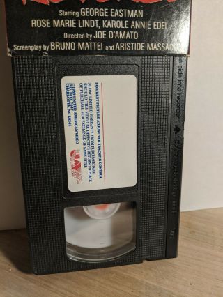 EMMANUELLE ' S REVENGE VHS VIDEO GEMS JOE ' D 
